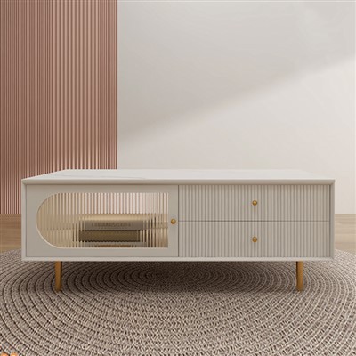 Stikla kafijas galdiņš